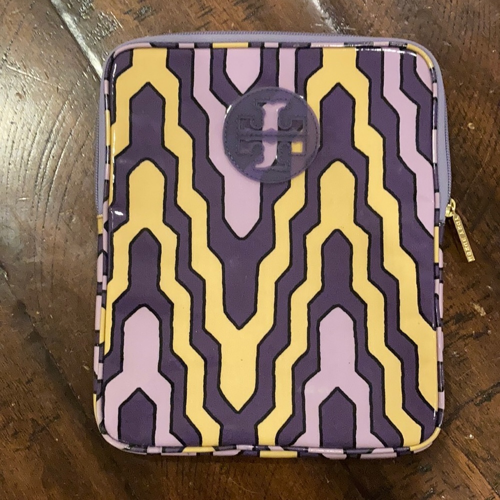 Tory Burch coated fabric iPad / tablet case